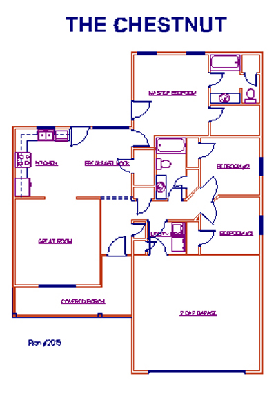 Chestnut floor plan